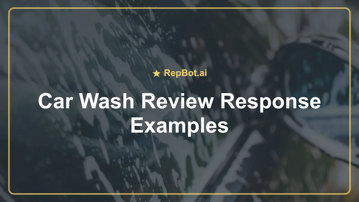 Clean car exiting a modern express car wash tunnel for a guide to car wash review response examples.