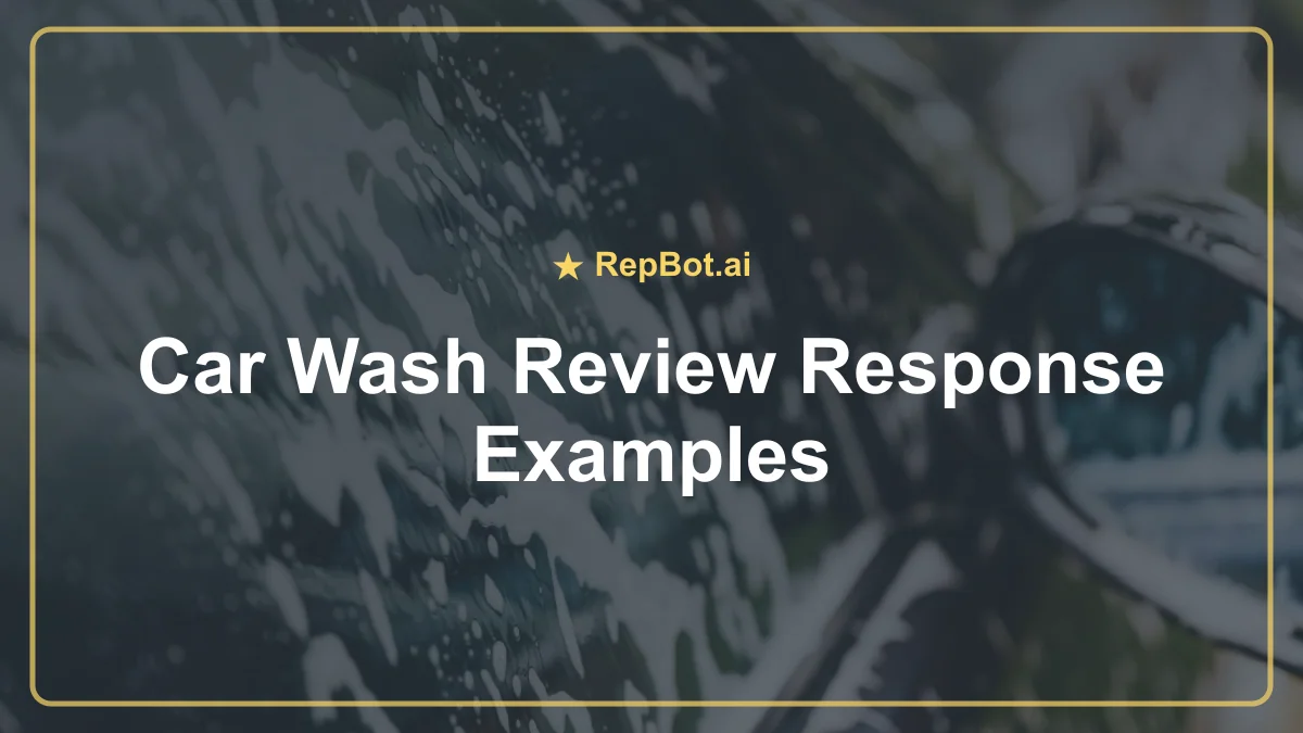 Clean car exiting a modern express car wash tunnel for a guide to car wash review response examples.