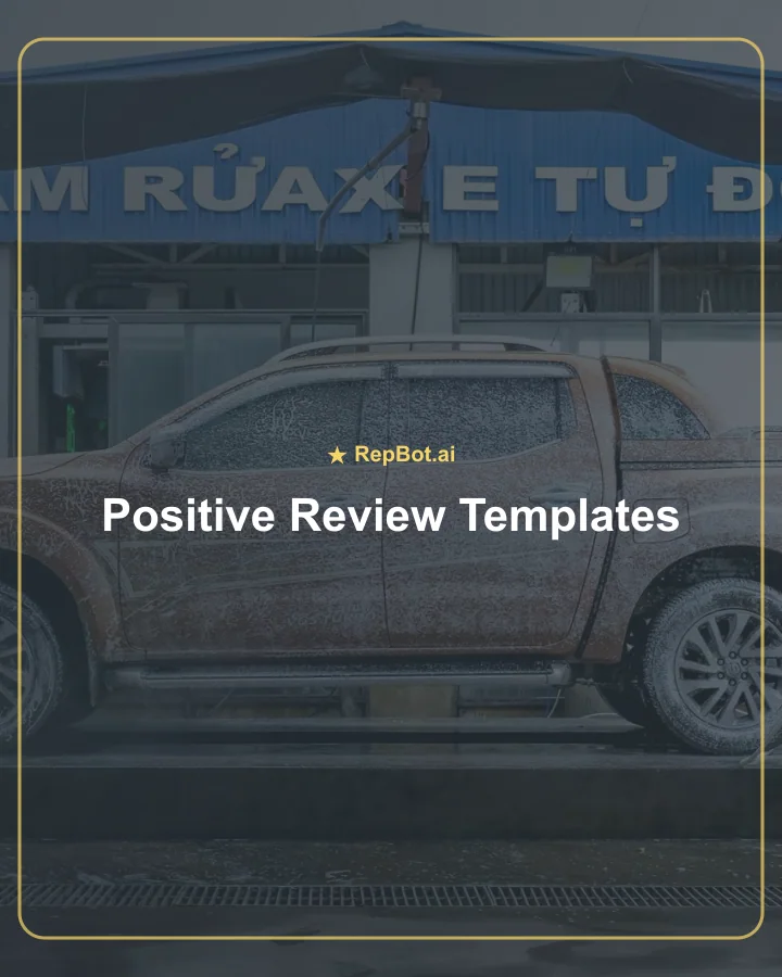 Customer using a vacuum and air hose after a car wash, representing positive car wash review responses.