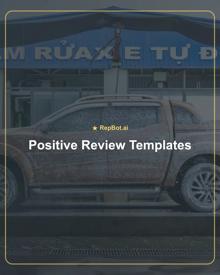 Customer using a vacuum and air hose after a car wash, representing positive car wash review responses.