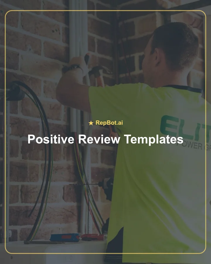 Electrician completing an outlet installation while a homeowner looks satisfied, representing positive electrician review responses.