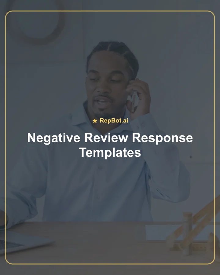 Office manager at a landscaping company responding to a customer review on a laptop.