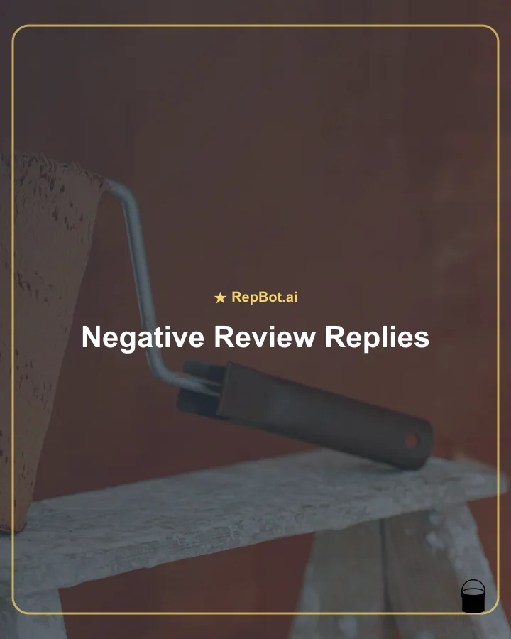 Close-up of a painted wall with visible imperfections, representing how painters can respond to negative reviews.